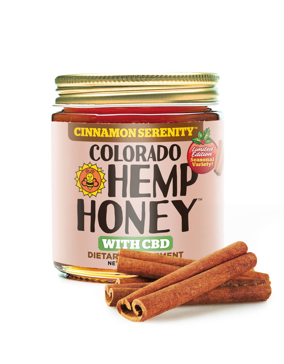 Cinnamon Serenity CBD Honey - Seasonal Variety – Colorado Hemp Honey