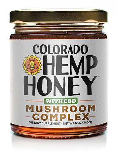 CBD Hemp Honey Jar - Mushroom Complex