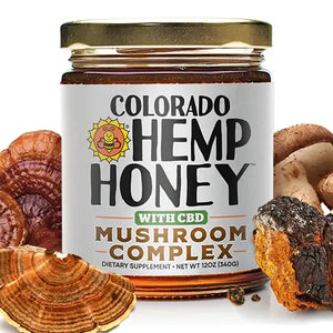 12 Oz CBD Mushroom Complex Honey 