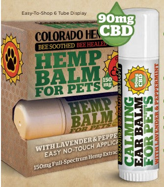 Calming Ear Balm - CBD Hemp Pet Balm - Lavender & Peppermint