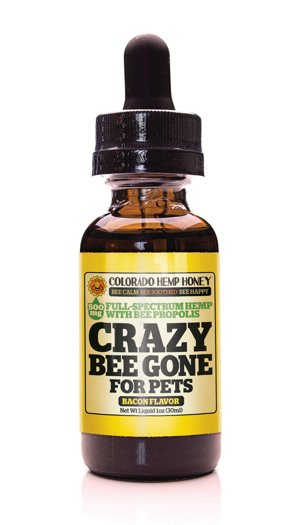 CBD Hemp Pet Tincture - Crazy Bee Gone