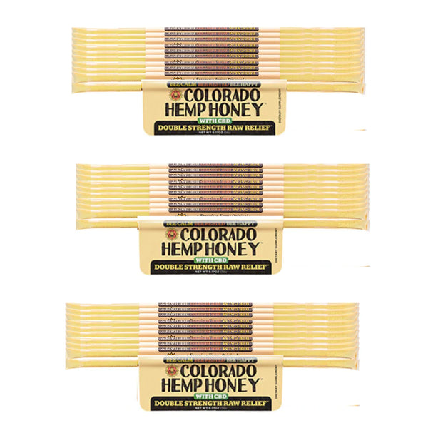 CHH - CBD Honey Sticks Double Strength Raw Relief 30 ct