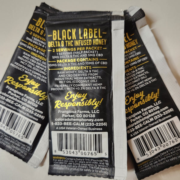 Delta-9 THC:CBD Infused Honey Sachets