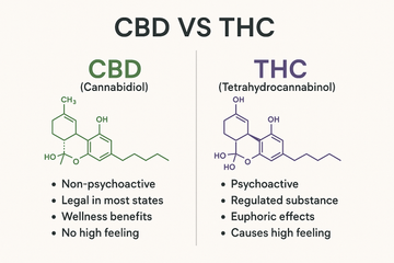 CBD vs THC: Learn the Differences and Benefits