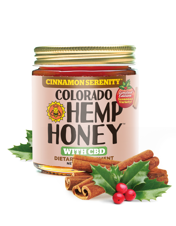 CBD Hemp Honey Jar - Cinnamon Serenity
