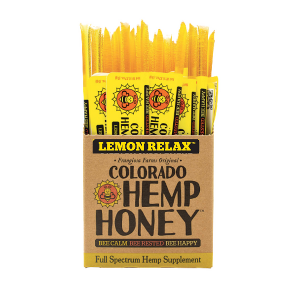 CBD Hemp Honey Sticks - Lemon Relax