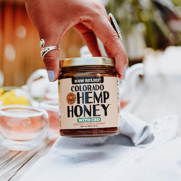 CBD Hemp Honey Jar - Raw Relief