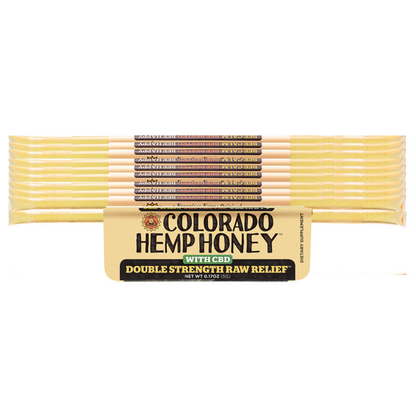 CHH - CBD Honey Sticks Double Strength Raw Relief 10 ct