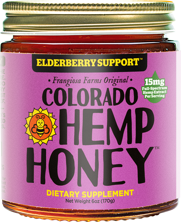 CBD Honey Jar - Elderberry Support 170g