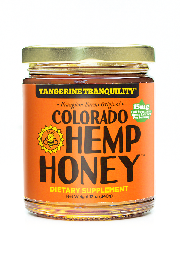 Colorado Hemp Honey - Tangerine Tranquility CBD for Better Sleep