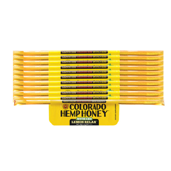 CHH - CBD Honey Sticks Lemon Relax 10 ct