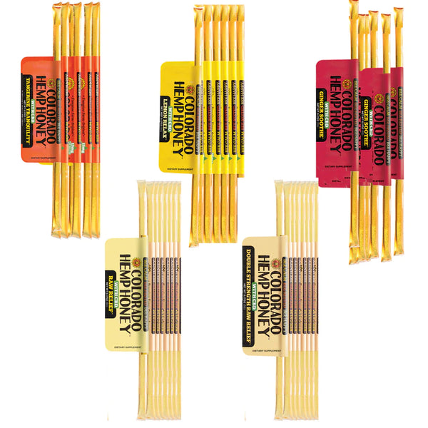 CHH - CBD Honey Sticks Mixed Flavor 30 ct